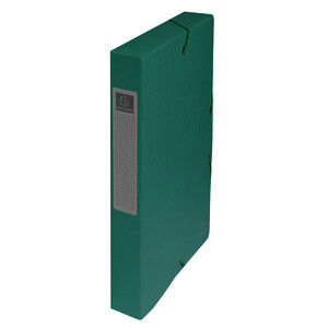BOÎTE DE CLASSEMENT EXABOX DOS 4CM VERT 24 X 32CM EXACOMPTA