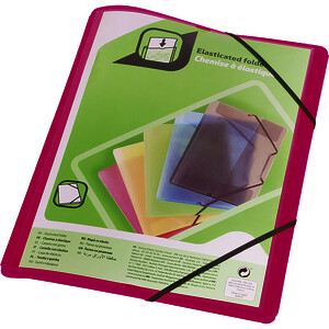 CHEMISE À RABATS PERSONNALISABLE VIOLET -24 X 32 CM BUDGET