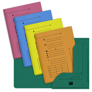 LOT DE 25 CHEMISES-DOSSIERS HV COLORIS ASSORTIS OXFORD