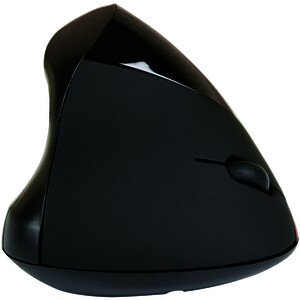 SOURIS FILAIRE ERGONOMIQUE VERTICALE NOIRE POUR DROITIER