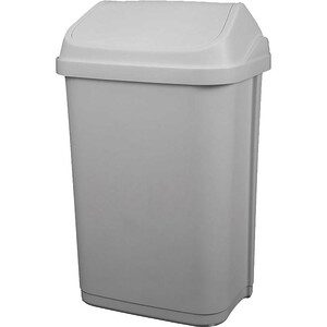 POUBELLE FOURRE-TOUT PLASTIQUE AVEC COUVERCLE BASCULANT 50 L