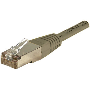 CÂBLE RÉSEAU ETHERNET RJ45 F/UTP CAT.6 3 MÈTRES GRIS