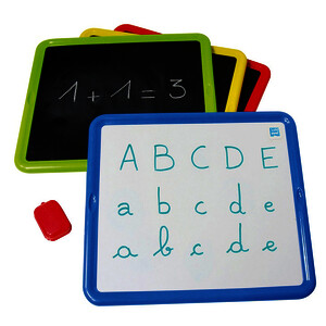 LOT 4 ARD RECT EFF À SEC & 1 FAC PR CRAIE 30X27CM COL ASS