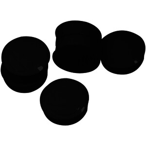 LOT DE 5 AIMANTS RONDS DIAMÈTRE 25 MM  NOIR