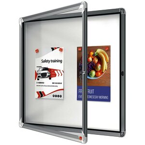 VITRINE D'AFFICHAGE MAGNÉTIQUE PREMIUM PLUS 6XA4 NOBO