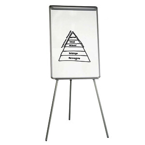 CHEVALET DE CONFÉRENCE FOND MÉLAMINÉ 70 X 100 CM BI-OFFICE