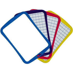 ARDOISE BLANCHE 1 FACE UNIE ET 1 FACE SÉYÈS 20X28,3CM