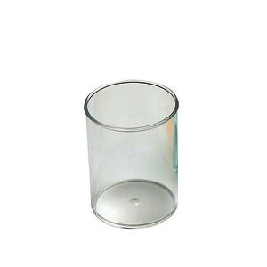 POT À CRAYONS TRANSLUCIDE CRISTAL- D 7 X 10 CM FAIBO