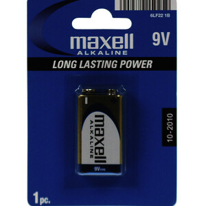 PILE RECTANGULAIRE MAXELL LR61 6F22