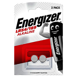 PAQUET DE 2 PILES MINIATURES ALCALINE ENERGIZER LR54