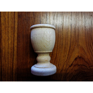 LOT DE 10 COQUETIERS À PIEDS 7 CM EN BOIS À DÉCORER