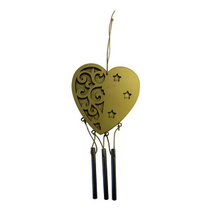 LOT 5 CARILLONS EN CARTON À DÉCORER 26CM