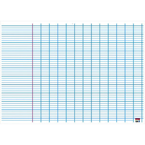 TABLEAU SOUPLE EFFAÇABLE À SEC SÉYÈS AVEC MARGE 98 X 138 CM