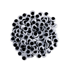 SACHET DE 50 YEUX MOBILES D5MM