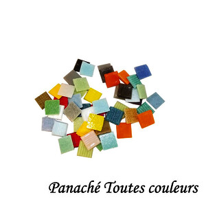 SEAU 1L MOSAÏQUES PARISIENNES 2 X 2 CM - COULEURS ASSORTIS