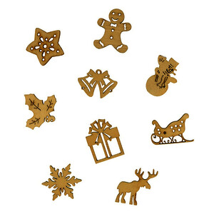 COFFRET DE 45 FORMES EN BOIS ÉPAISSEUR 3 CM 