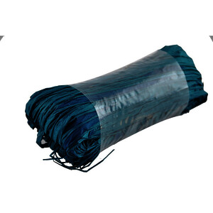 PELOTE DE 50G DE RAPHIA VÉGÉTAL COULEUR  BLEU