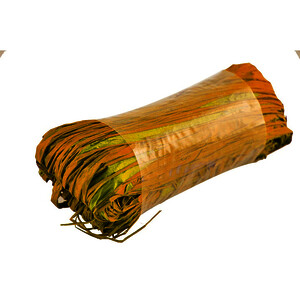 PELOTE DE 50G DE RAPHIA VÉGÉTAL COULEUR JAUNE