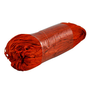 PELOTE DE 50G DE RAPHIA VÉGÉTAL COULEUR ORANGE