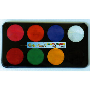 PALETTE DE MAQUILLAGE À L'EAU GRIM'TOUT - 8 COULEURS