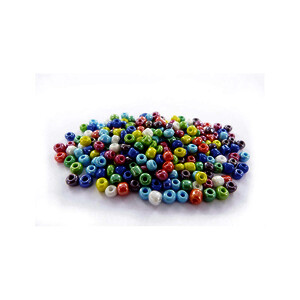 BOCAL DE 500G DE PERLES CASSIS LUSTRÉES D 3MM