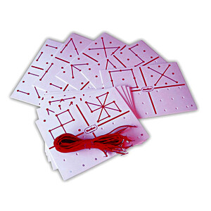 LOT DE 10 FIGURES SOUPLES À LACER