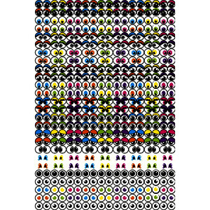 SACHET DE 594 GOMMETTES 