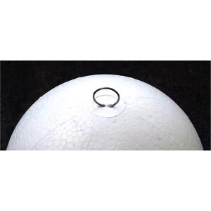 PAQUET 125 CROCHETS EN MÉTAL 30MM ARGENT