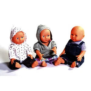 LOT 3 VÊTEMENTS MIXTES POUR POUPÉE