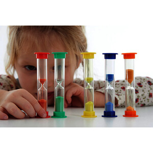 LOT DE 3 SABLIERS DE 1 MIN