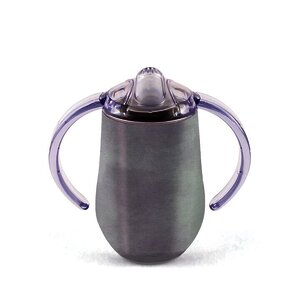 LE LOT DE 6 TASSE À ANSES 30 CL INOX AVEC COUVERCLE ET BEC