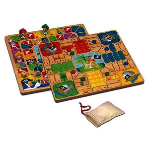 JEU DE SOCIÉTÉ PETITS CHEVAUX ET JEU DE L'OIE 