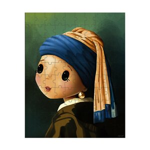 PUZZLE INSPIRÉ DE VERMEER -100 PIÈCES