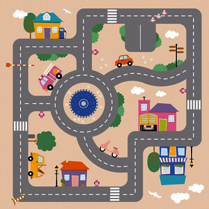 TAPIS DE JEUX POUR ÎLOT 