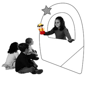 LOT 8 MARIONNETTES THÉMATIQUES - 2 CONTES