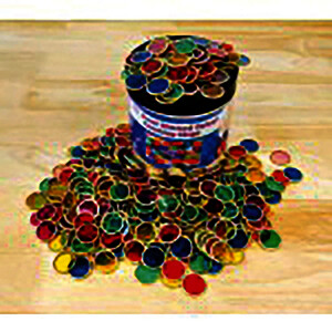 LOT 500 JETONS MAGNÉTIQUES TRANSLUCIDES