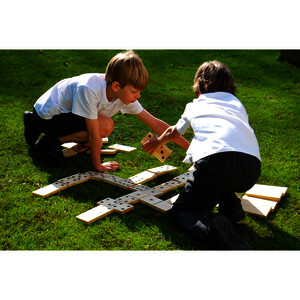 JEU DE DOMINOS GÉANTS EN BOIS