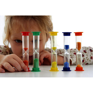 LOT DE 5 SABLIERS - 30 SEC, 1 MIN, 2 MIN,  5 MIN ET 10 MIN