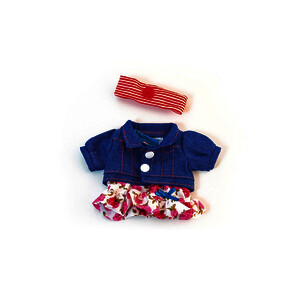 ENSEMBLE DE VÊTEMENTS PRINTANIERS POUR FILLE POUPÉE 21CM