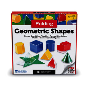 BOÎTE DE 8 FIGURES GÉOMÉTRIQUES TRIDIMENSIONNELLES