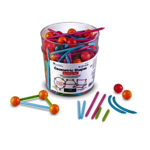 JEU DE CONSTRUCTION 170  PIÈCES GÉOMÉTRIQUES