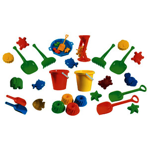 LOT DE 32 ACCESSOIRES POUR BAC À SABLE