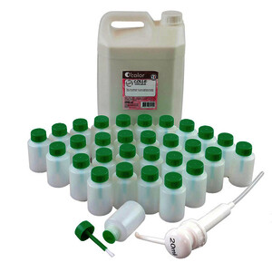 BID 5L COLLE VINYLIQUE OCOLOR + 30 FLAC. 80ML+ACCES