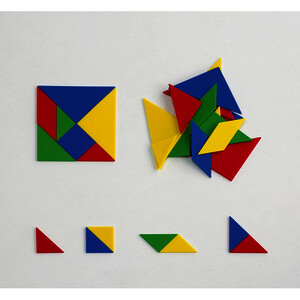 LOT DE 4 TANGRAMS RE-PLASTIC®