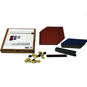 SET DE 54 PIÈCES DE CALCUL DÉCIMAL MAGNÉTIQUE 3D
