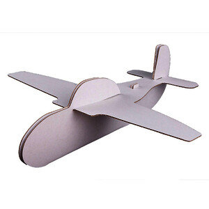 POCHETTE DE 30 AVIONS EN CARTON BLANC À DÉCORER 60 X 40 CM