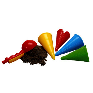 LOT 5 CORNETS DE GLACE + 1 CUILLÈRE À GLACE