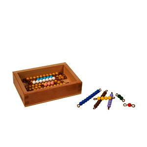 BOÎTE DE 9 PERLES POUR TABLE SEGUIN MÉTHODE MONTESSORI