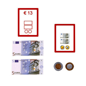 BOÎTE DE 25 CARTES EXERCICE MONNAIE  - NIVEAU 1