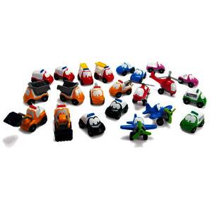 LOT DE 22 VÉHICULES RIGOLOS